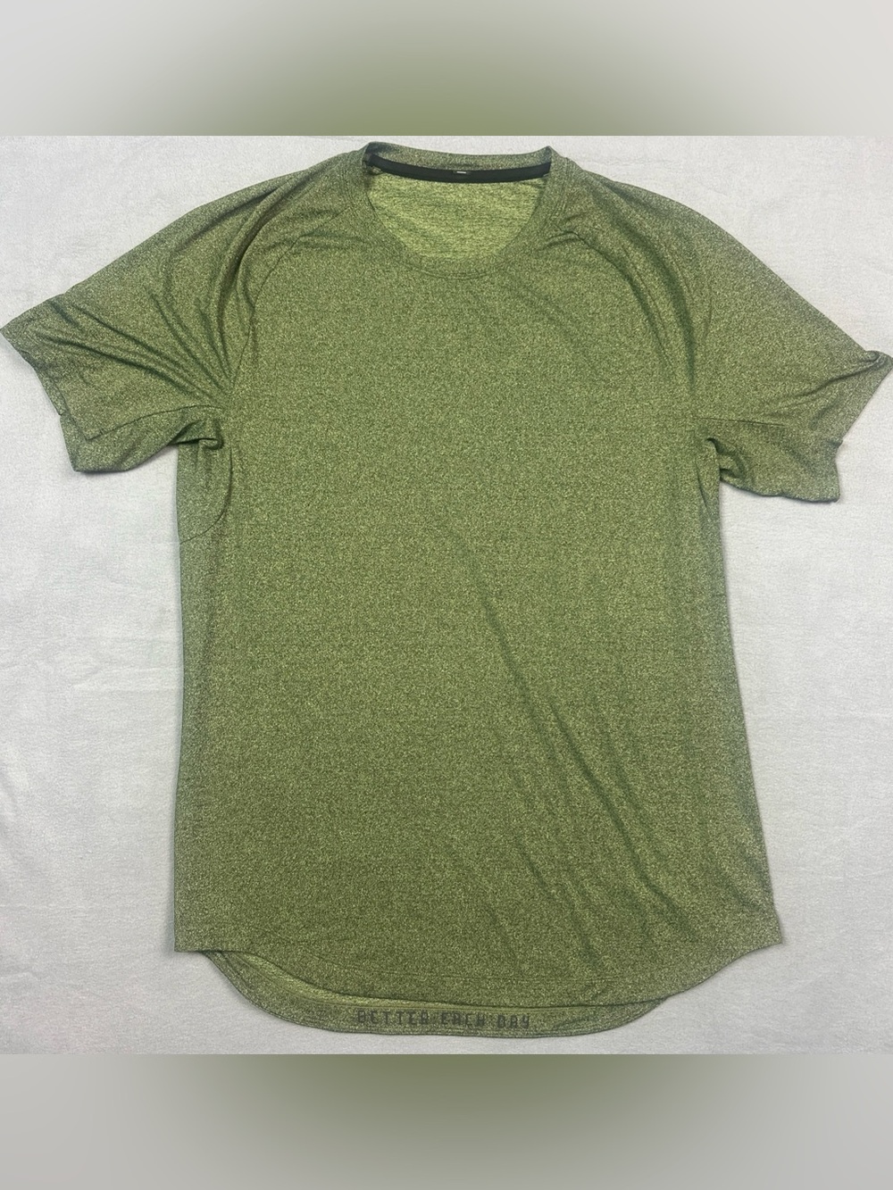 Lululemon Drysense Shirt Heathered Sonic Green Men’s Large